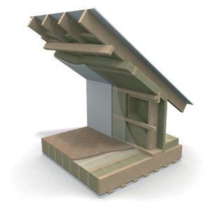 Roof trusses - warm attic