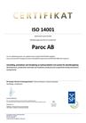 ISO 14001 certifikat